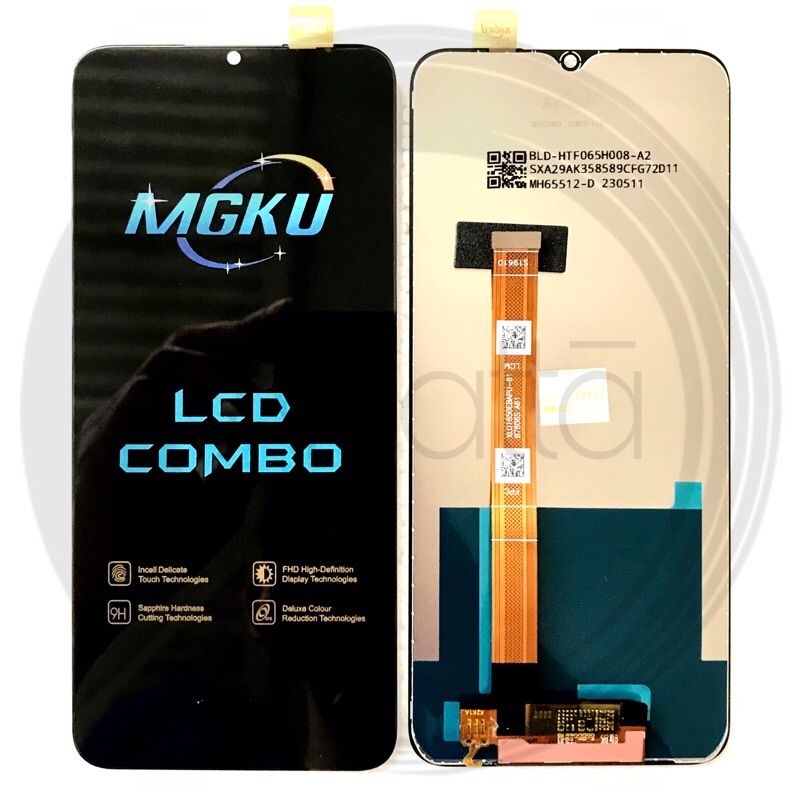 lcd touchscreen oppo mgku c11 c12 c15 a15 a15s narzo20 original100% dijamin mantap
