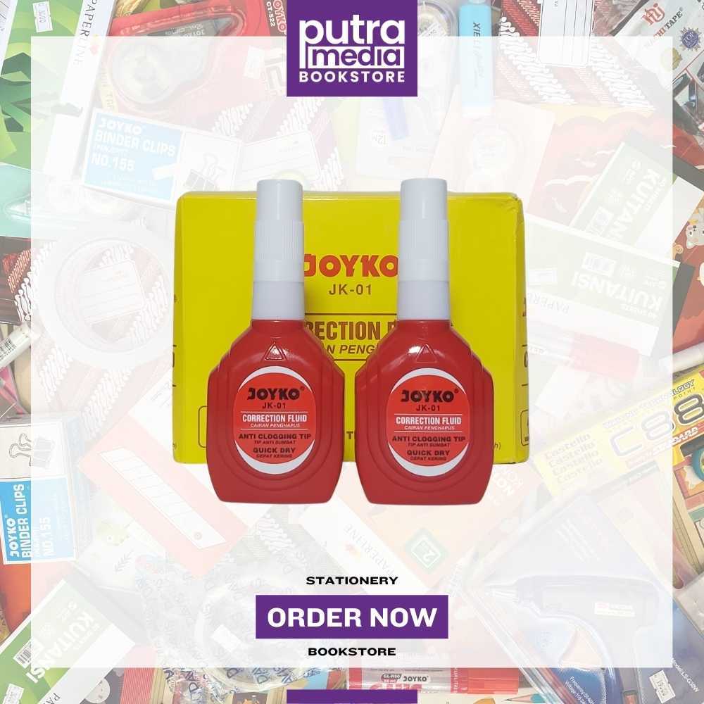 

Correction Fluid Cairan Koreksi Penghapus Cair Joyko JK-01 Tipe X