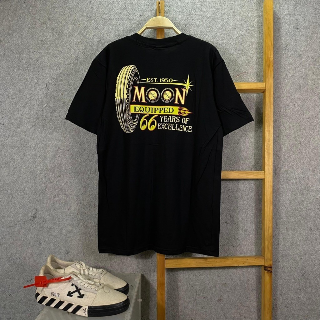 KAOS TSHIRT MOONEYES 66 YEARS BLACK