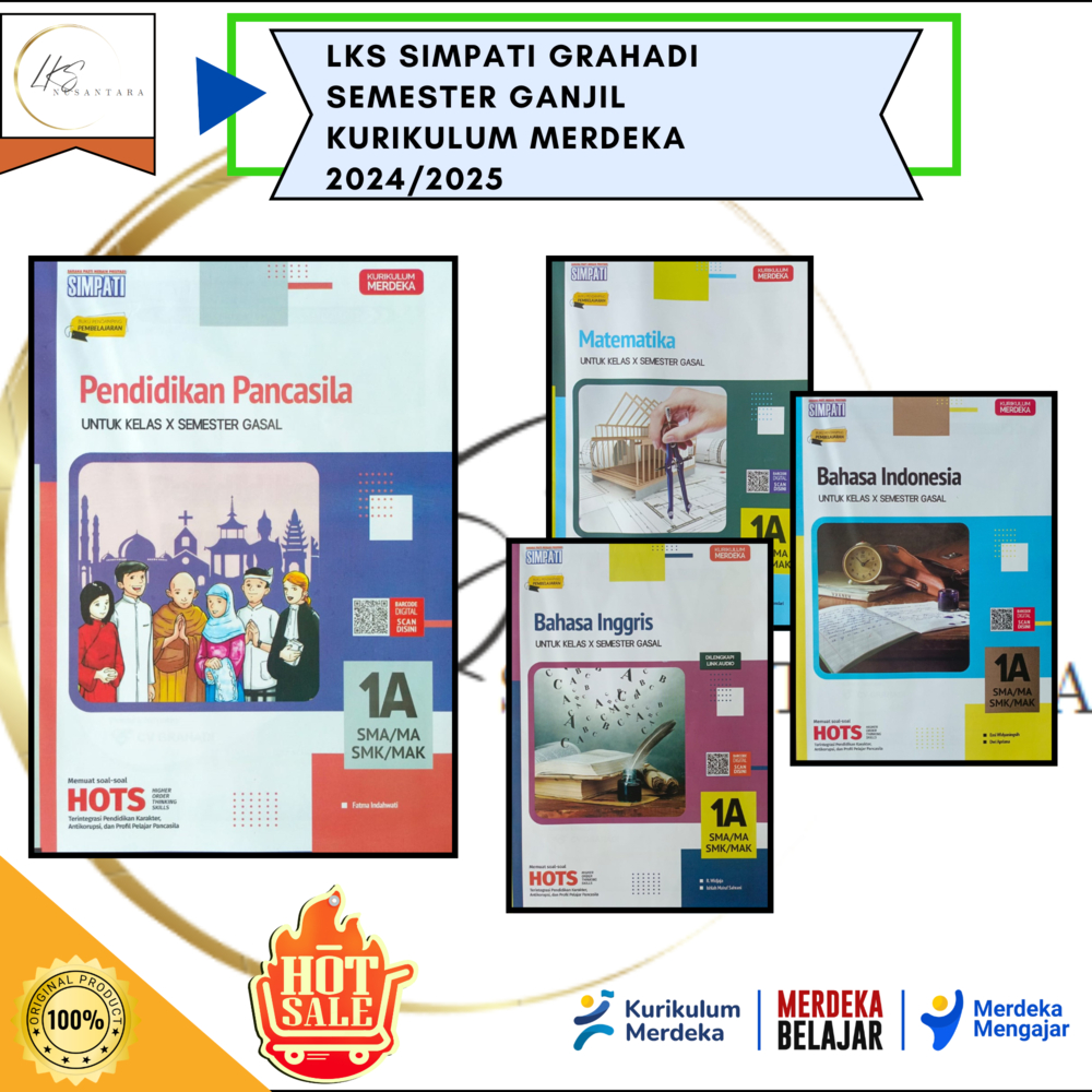 Buku LKS SIMPATI HAYATI GRAHADI SMA MA Kelas 10 Merdeka Ganjil 2024 2025 - Promo