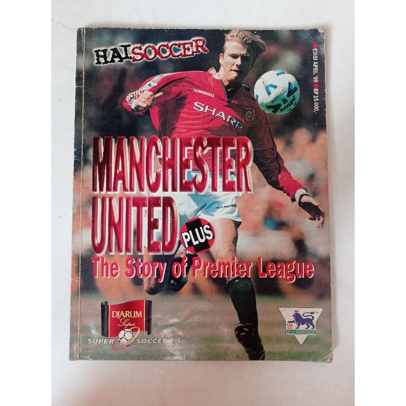 Kolpri Majalah Hai Soccer Edisi Manchester United April 1999