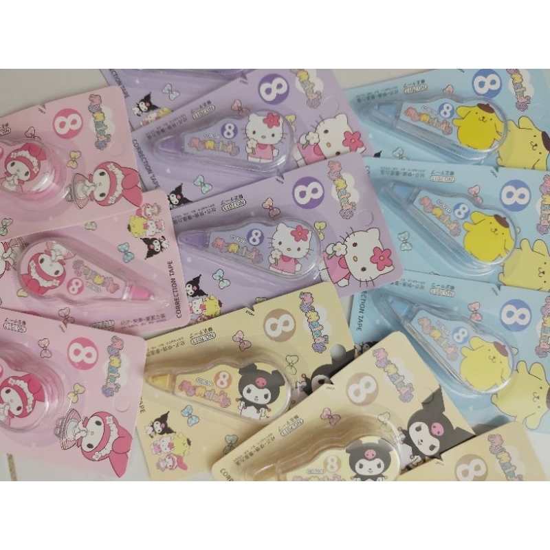 

CORRECTION KERTAS / STIPO KERTAS / TIP EX KERTAS FANCY KUROMI SANRIO