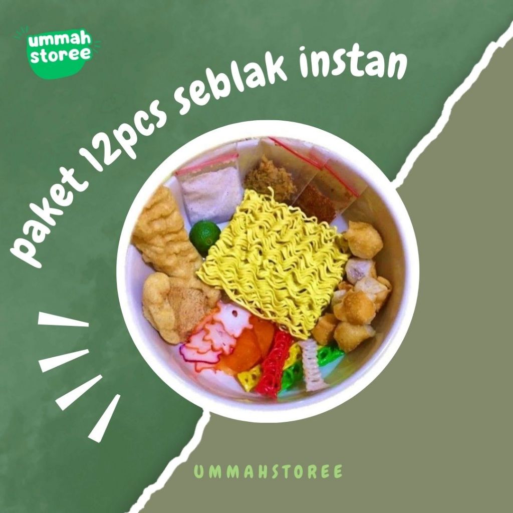 

PAKET HEMAT 12 PCS SEBLAK INSTAN paket hemat seblak instan 12pcs