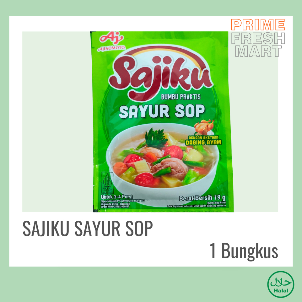 

Sajiku Bumbu Sayur Sop 19gr