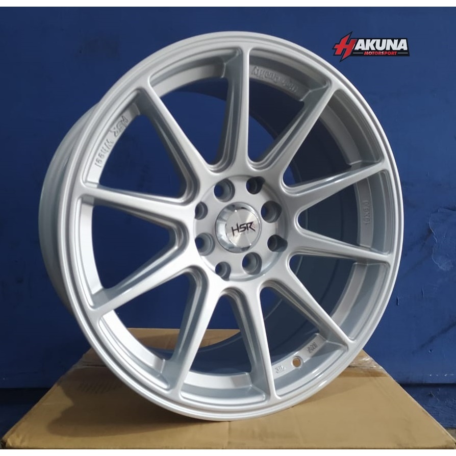 Velg Mobil Celong HSR SHINJUKU R15 Lebar Depan 7 Belakang 8 Pcd 4X100-114,3 Fitment Keluar Body Mobi