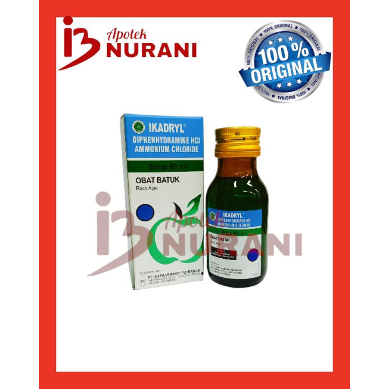 IKADRYL HIJAU OBAT BATUK 60ML