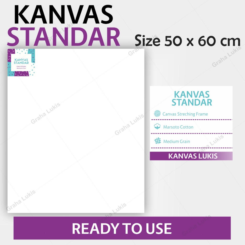 

Kanvas Standar 50x60 cm