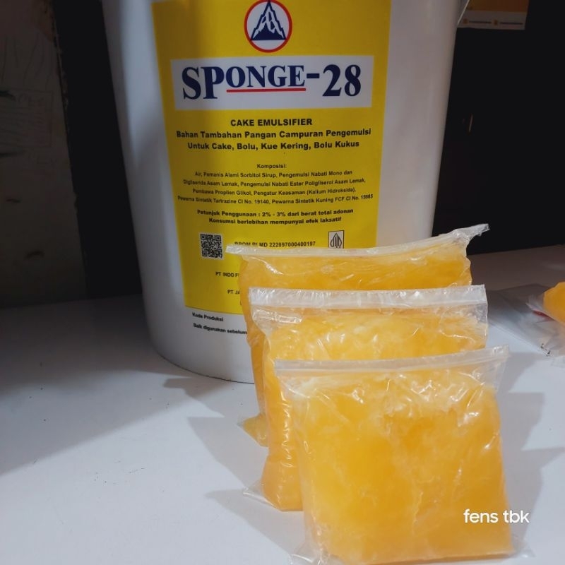 

SP / SPONGE-28 REPACK 1KG / PENGEMULSI SPONGE-28 / CAKE EMULSIFIER