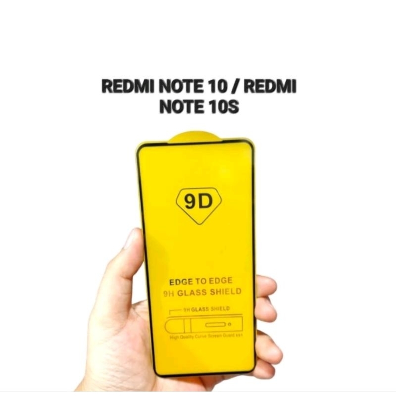 TAMPERED GLASS XIAOMI REDMI NOTE 10 4G / NOTE 10S  TG FULL LAYAR