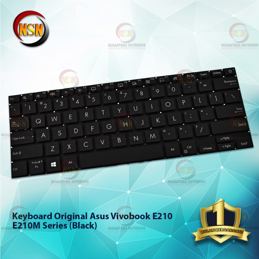 Keyboard Asus Vivobook E210 E210M E210M - Black