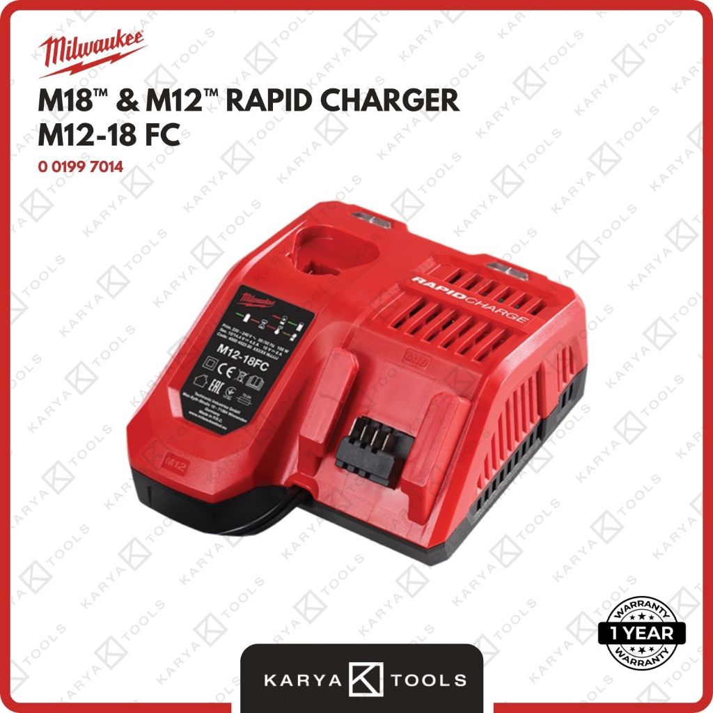 Milwaukee M12-M18FC Rapid Combo Battery Charger