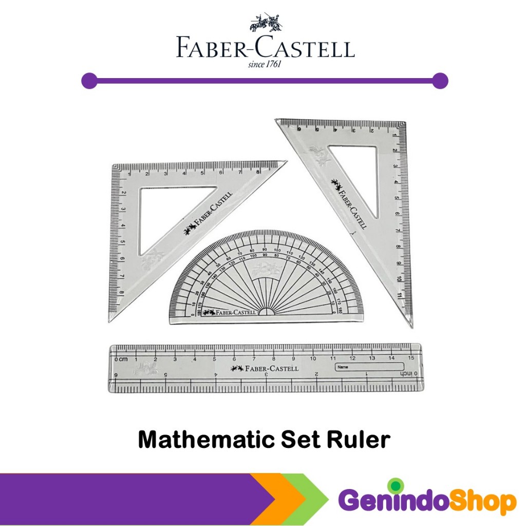 

Penggaris Matematika Set Faber Castle