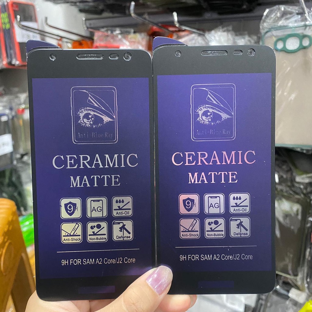 SAMSUNG A2 CORE J2 CORE Ceramic Matte Anti Blue Ray Screen Guard -UnclePatrick