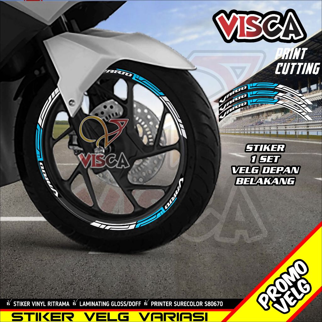 Stiker Velg List Velg Motor Stiker Velg Vario A01