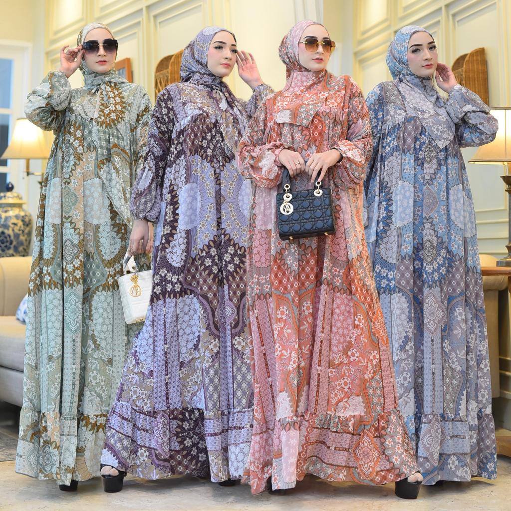 Gamis set syari  by set house of kanio