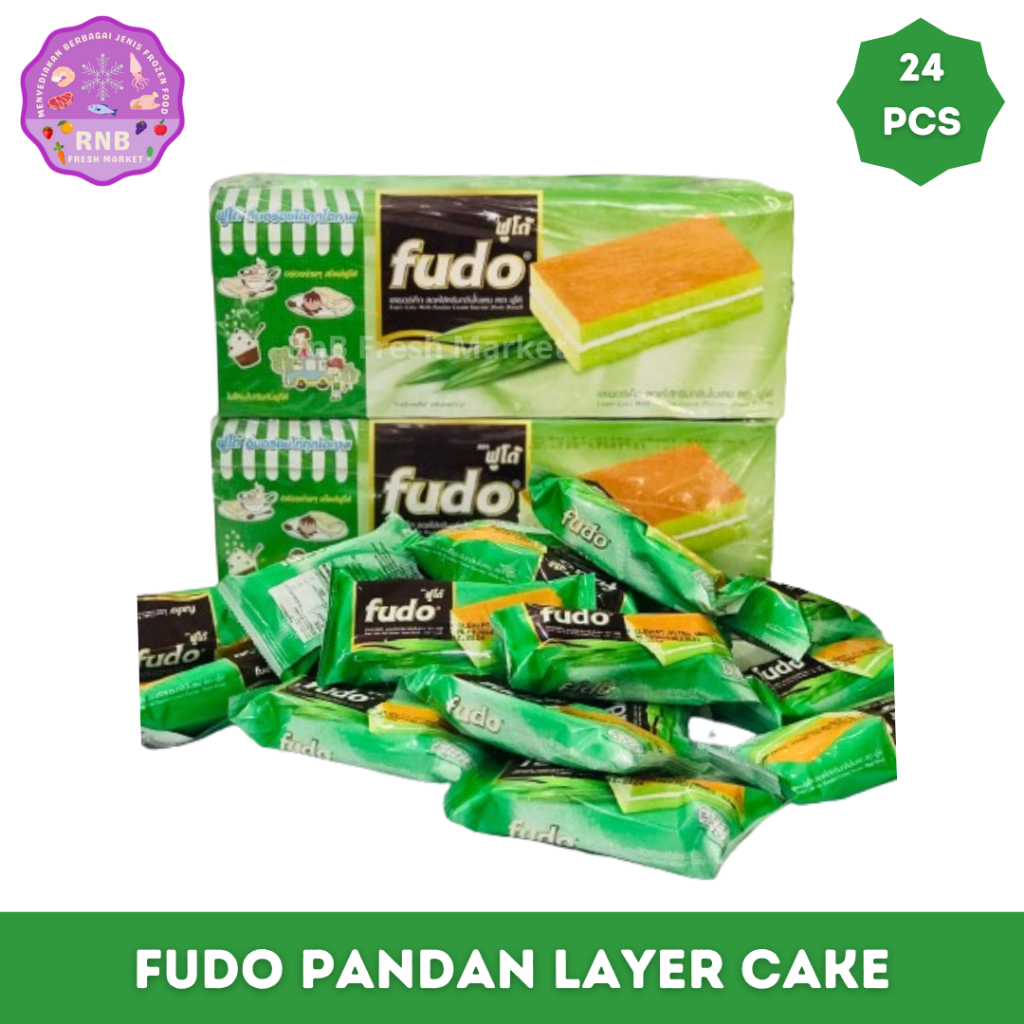 

Fudo Layer Cake With Pandan Cream Netto 14 Gram X 24 Pcs