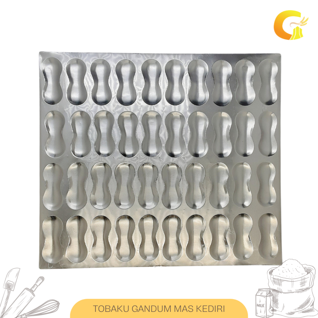 Cetakan Lidah Kucing Kacang Loyang Lidah Kucing Cetakan Kue Kering Lidah Kucing Tebal Anti Lengket