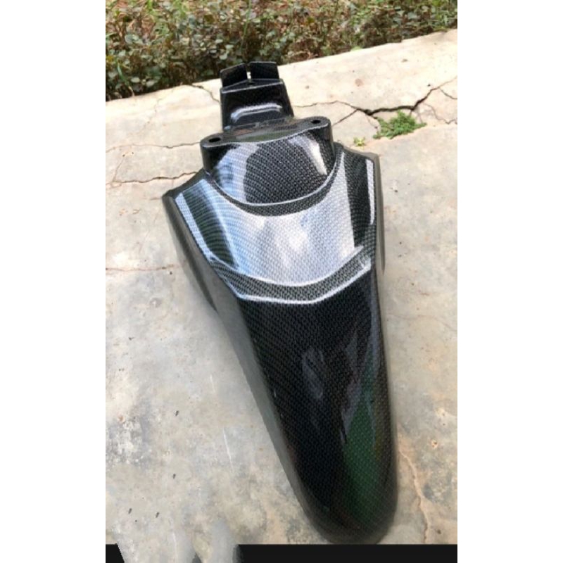 spakbor depan beat karbu carbon celup motif kevlar