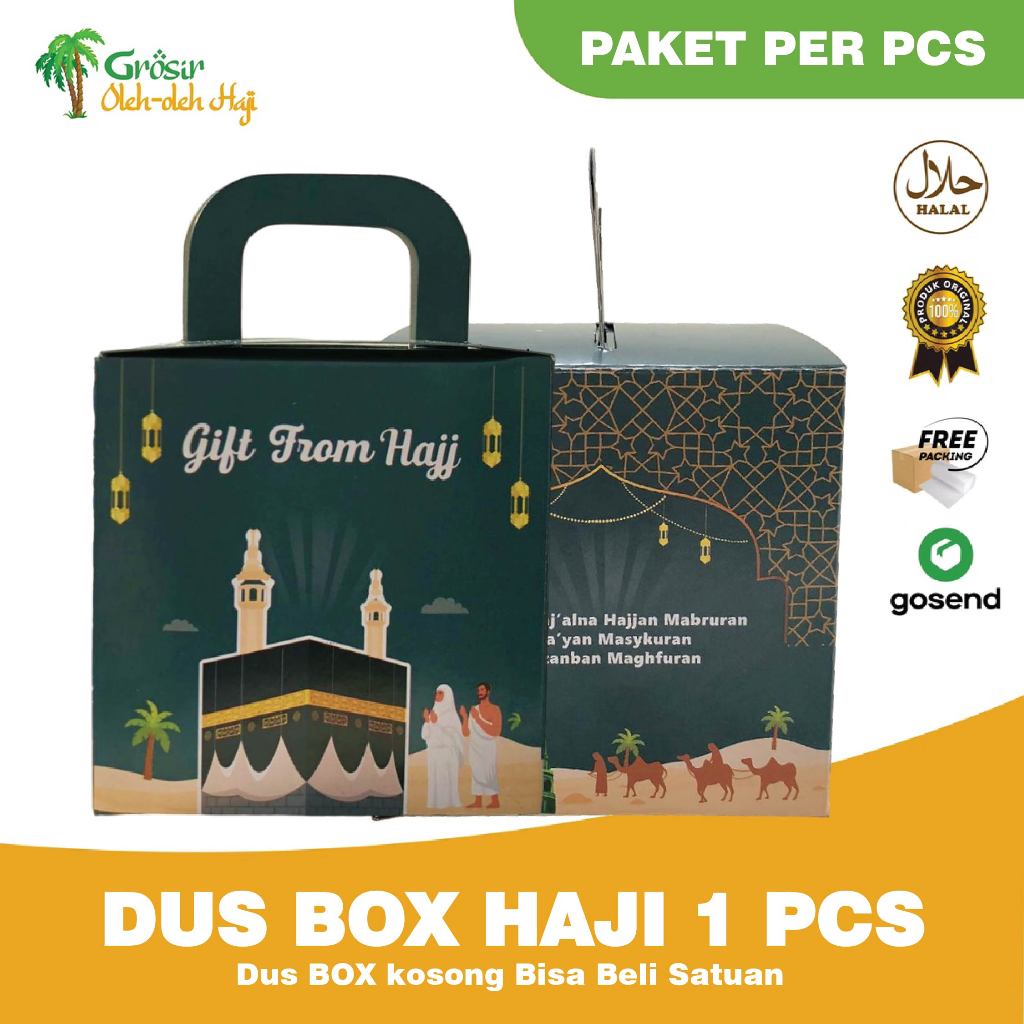 

Box kotak Oleh oleh Haji | Dus Tali Jinjing | Kabah Premium