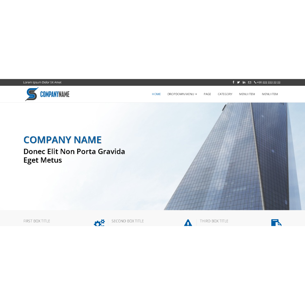 Template Web Company Profile Corporate