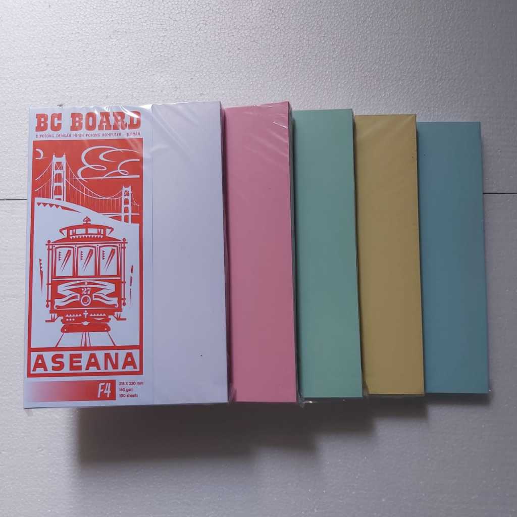 

( 20 Lbr ) Kertas Cover Jilid/ Kertas Manila/ Brief Card (BC) F4 Warna Muda