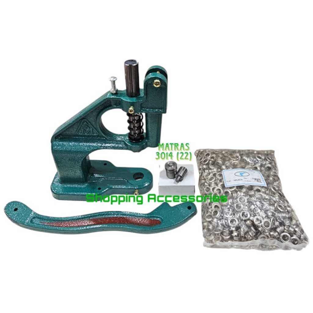 Paket Hand Press Handpress Mata Ayam Sapi Eyelet Banner Spanduk 8mm(3014)