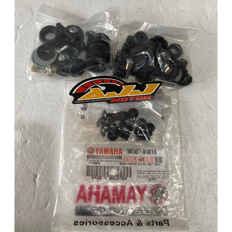 baut+karet kap body full fizr sstwo asli import malaysia