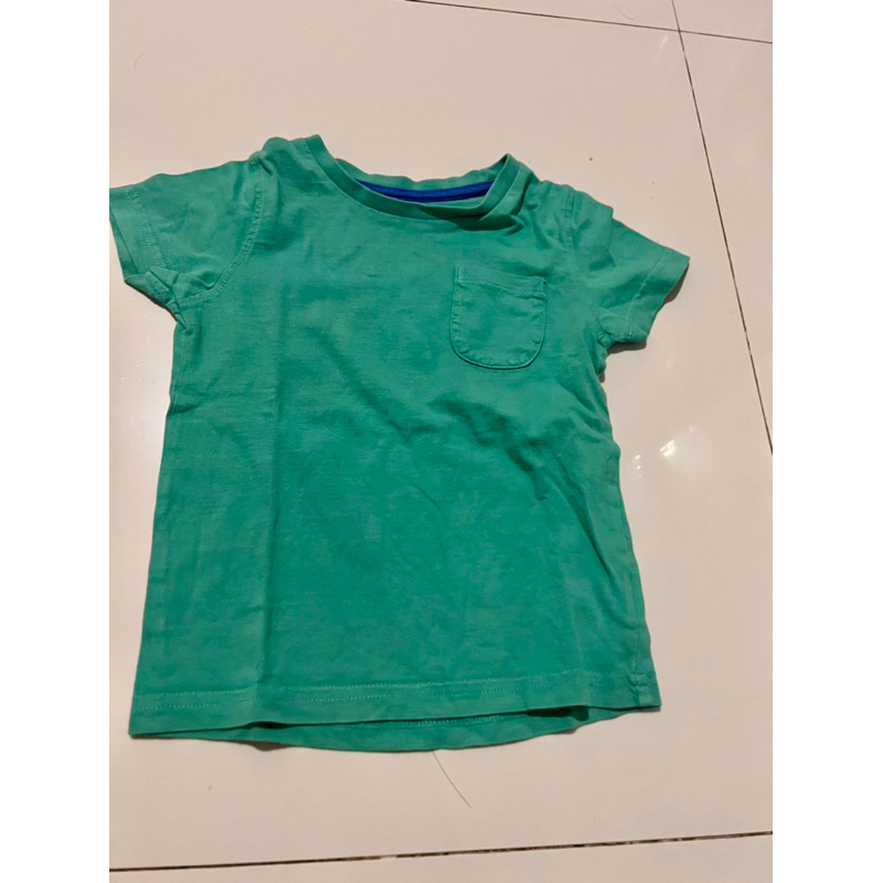 Preloved mothercare t-shirt baby boy green up to 24 M