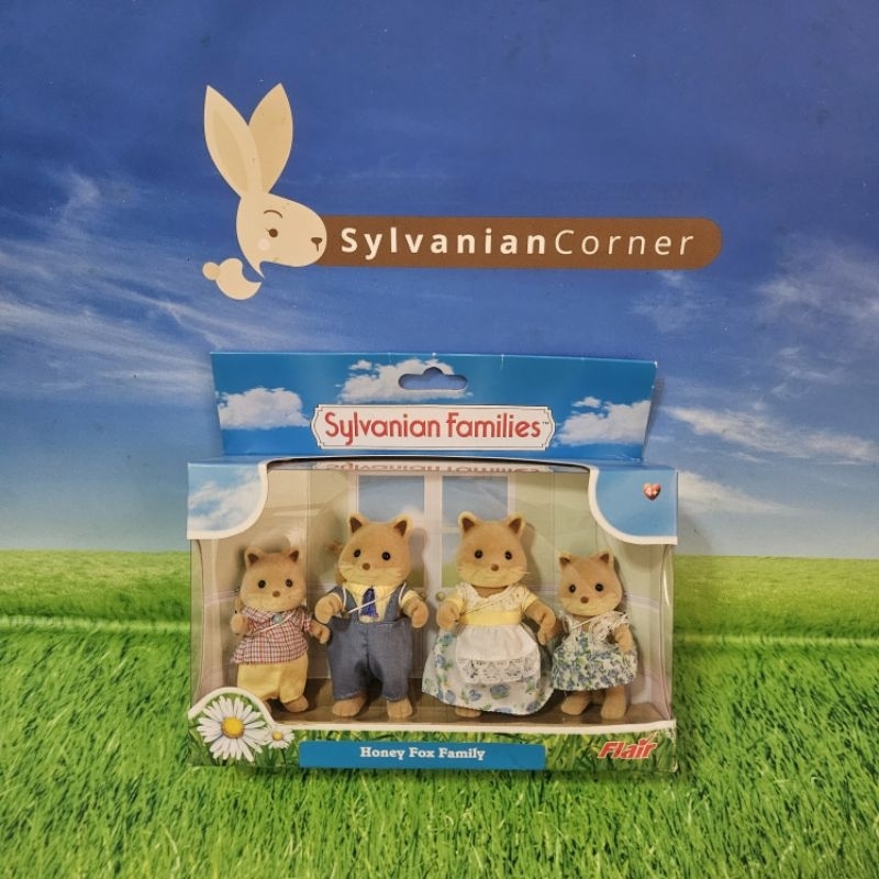 Sylvanian Families Honey Fox Family