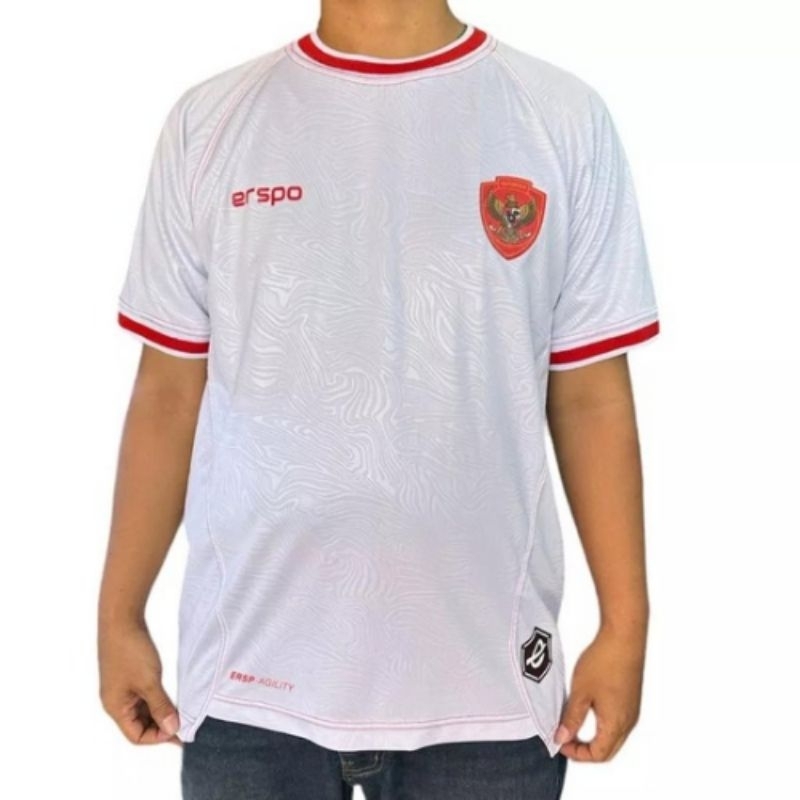 [ AWAY ] Jersey Timnas Indonesia 2024/2025 Jersey Grade Ori erspo - DRY BRAZIL EMBOSS