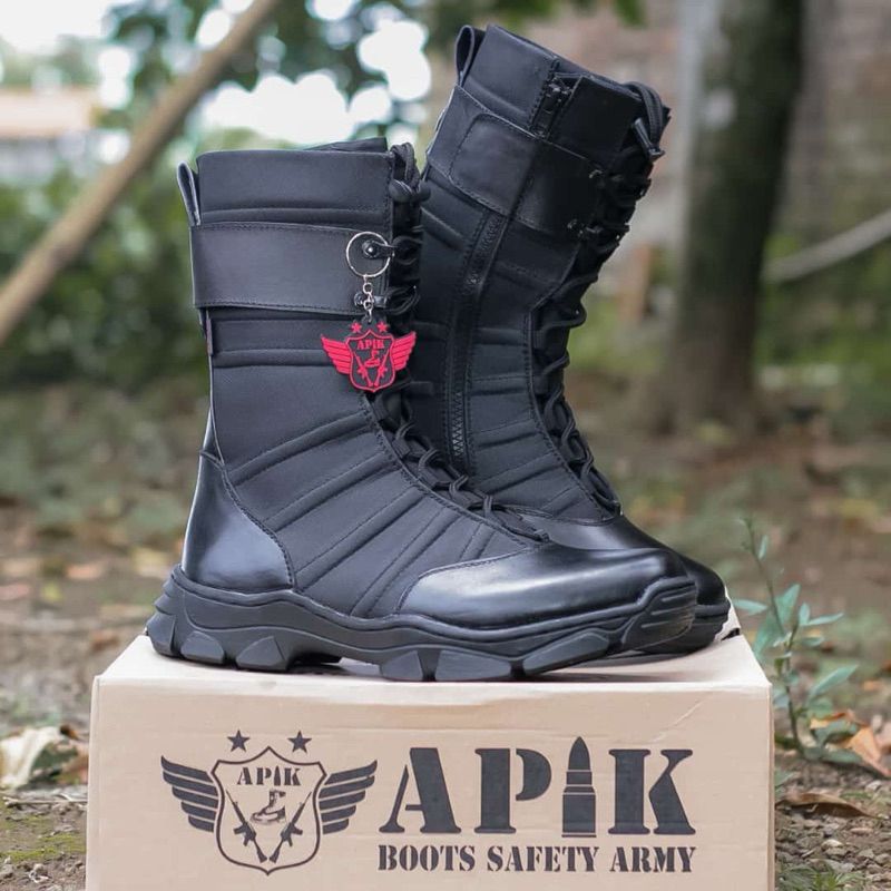 sepatu pdl ninja titans merk apik sepatu pdl tni polri security