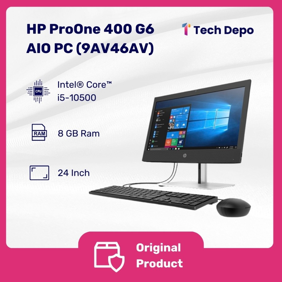 HP ProOne 400 G6 24 All-in-One PC (9AV46AV)