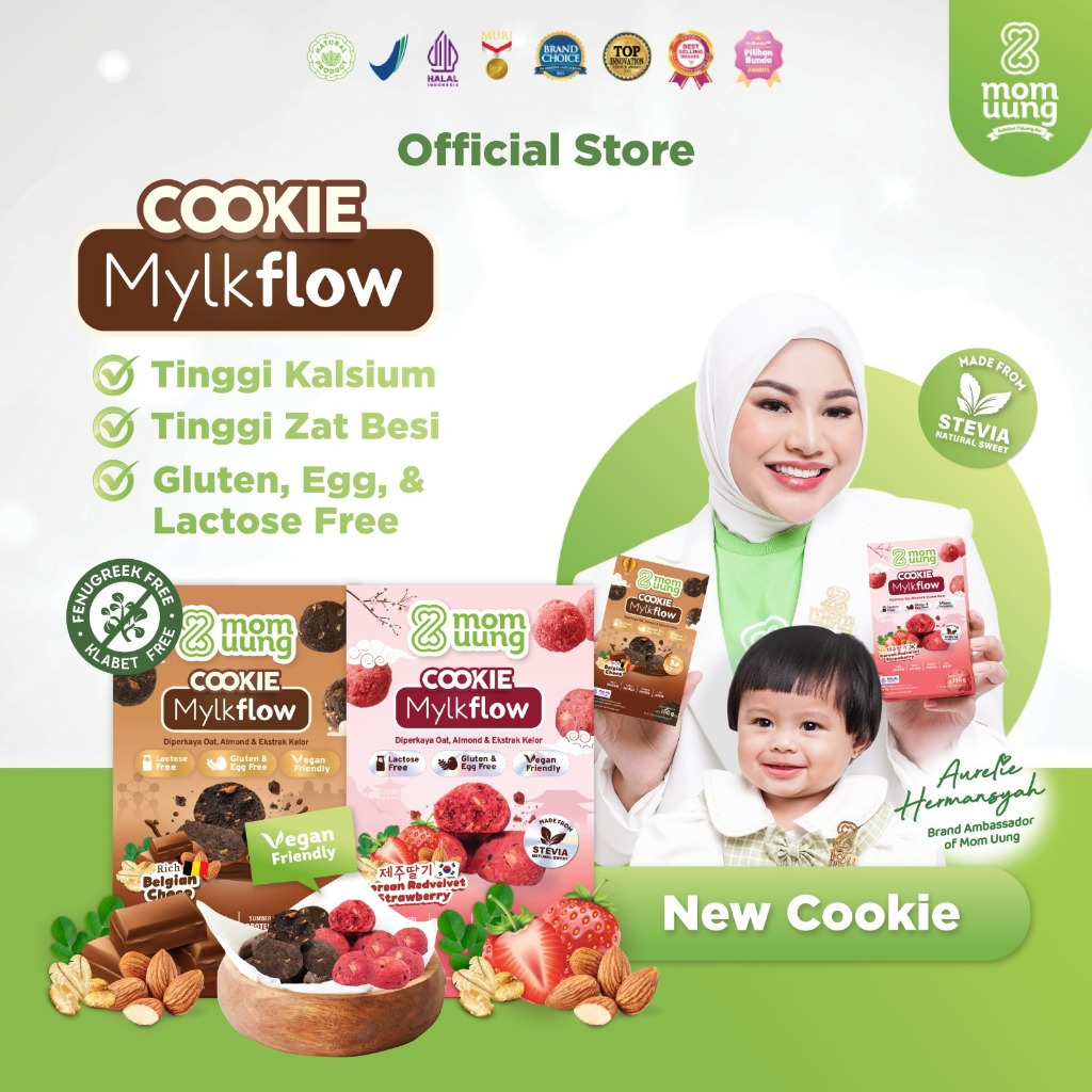 

MOM UUNG Cookie Mylkflow Classic Choco / Cookies Momuung Rasa Coklat