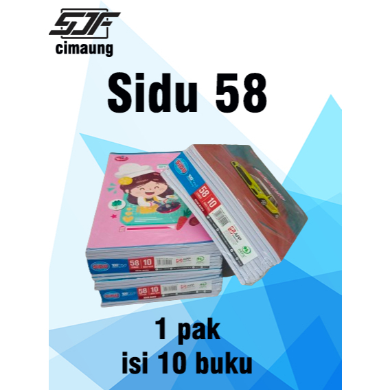 

buku tulis SIDU ( Sinar Dunia ) 58 lembar