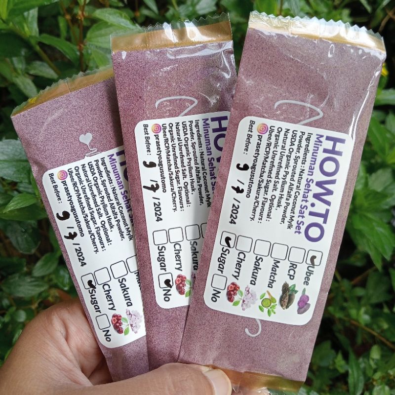 

HOW.TO minuman sehat premix ubi ungu / purple sweet potato latte drink