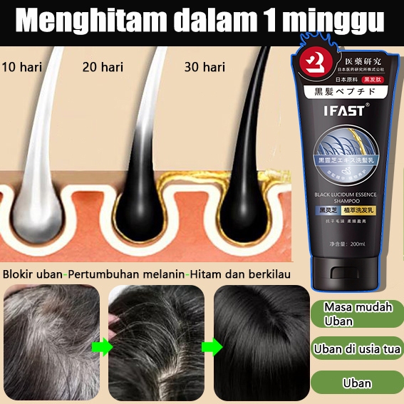 Shampo Penghitam Rambut Uban Shampo Penghitam Rambut Beruban Shampo penghitam rambut Menjadi Hitam P