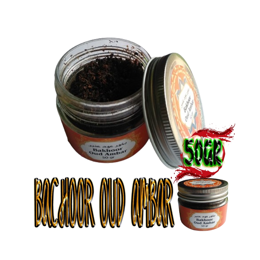 Buhur Oud ambar 50gr bukhur wangi aroma oud ambar