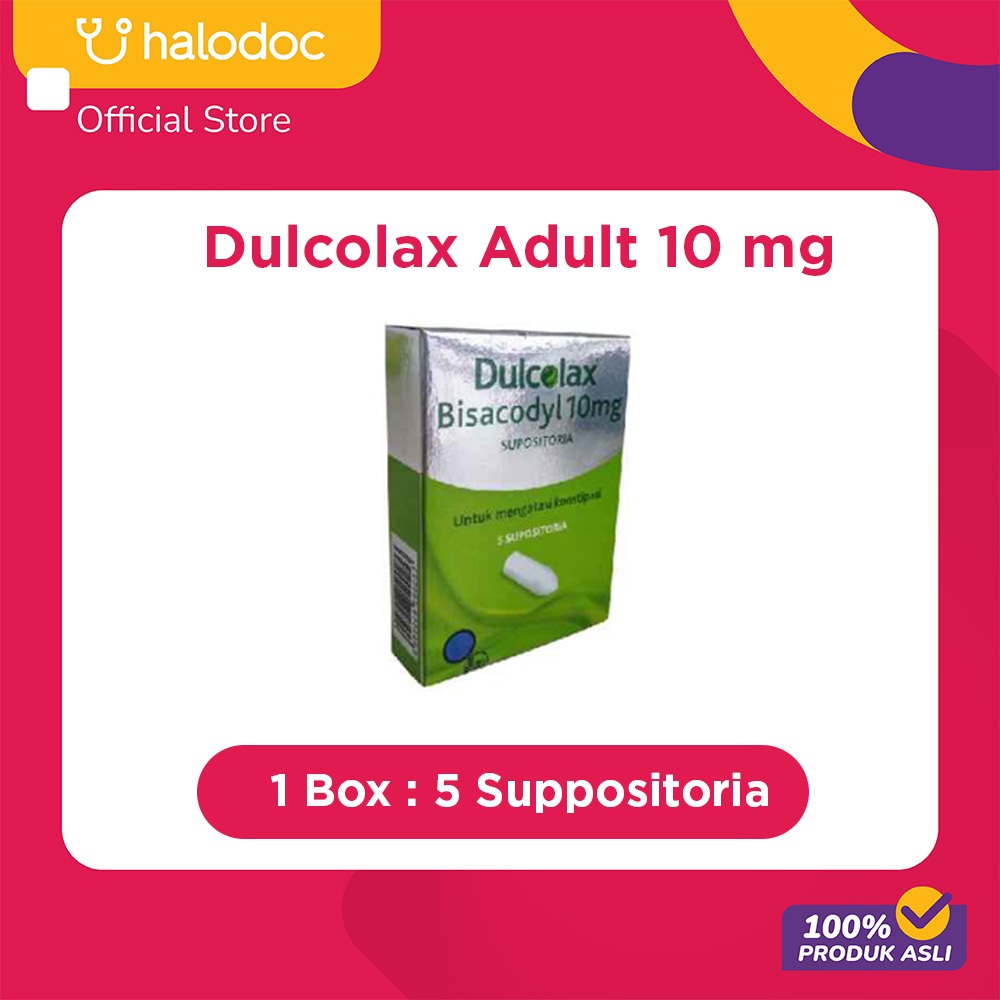 Dulcolax Adult 10 mg 5 Suppositoria
