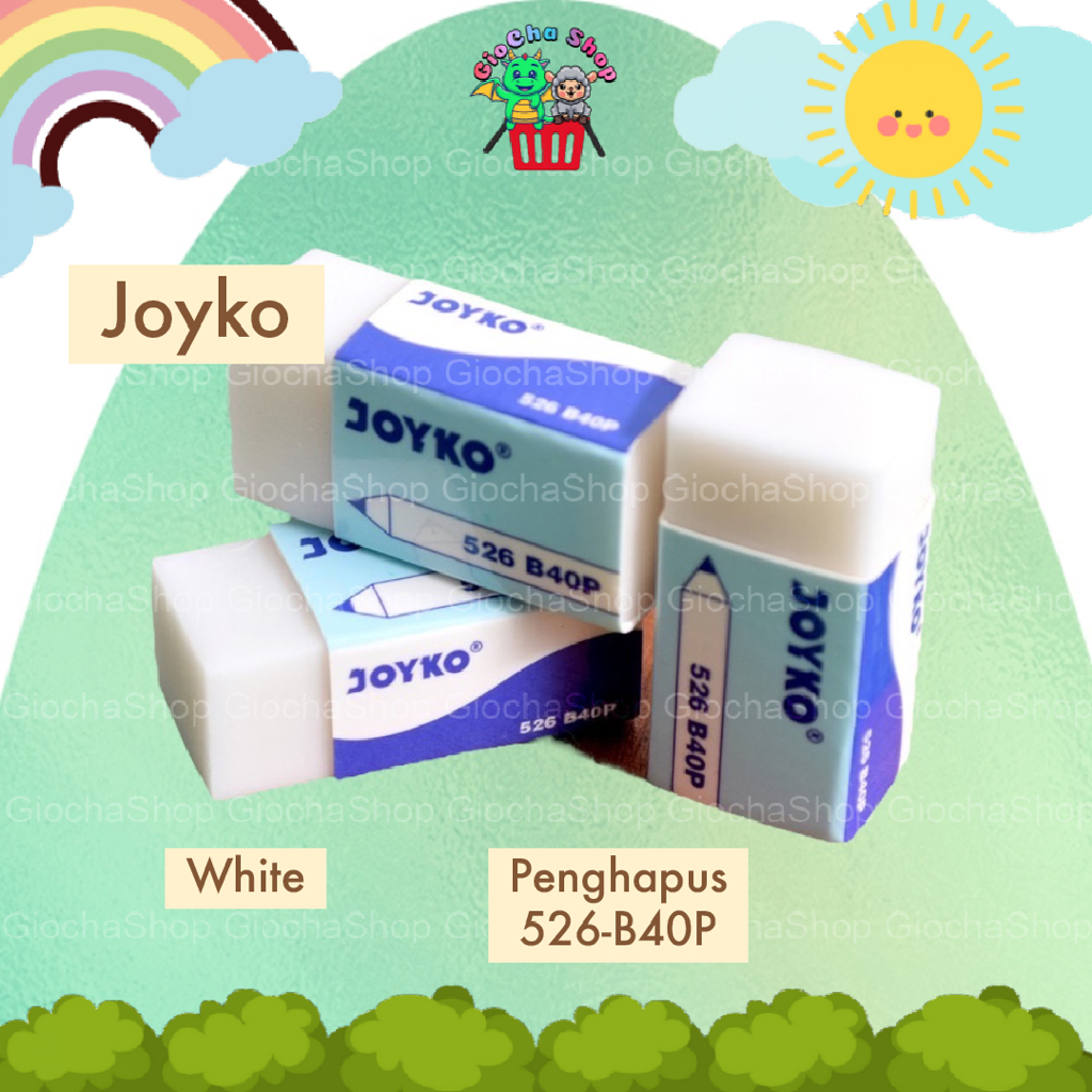 

(3 PCS) JOYKO PENGHAPUS PENSIL KOTAK HITAM PUTIH - PENCIL ERASER - PENGHAPUS SERBAGUNA