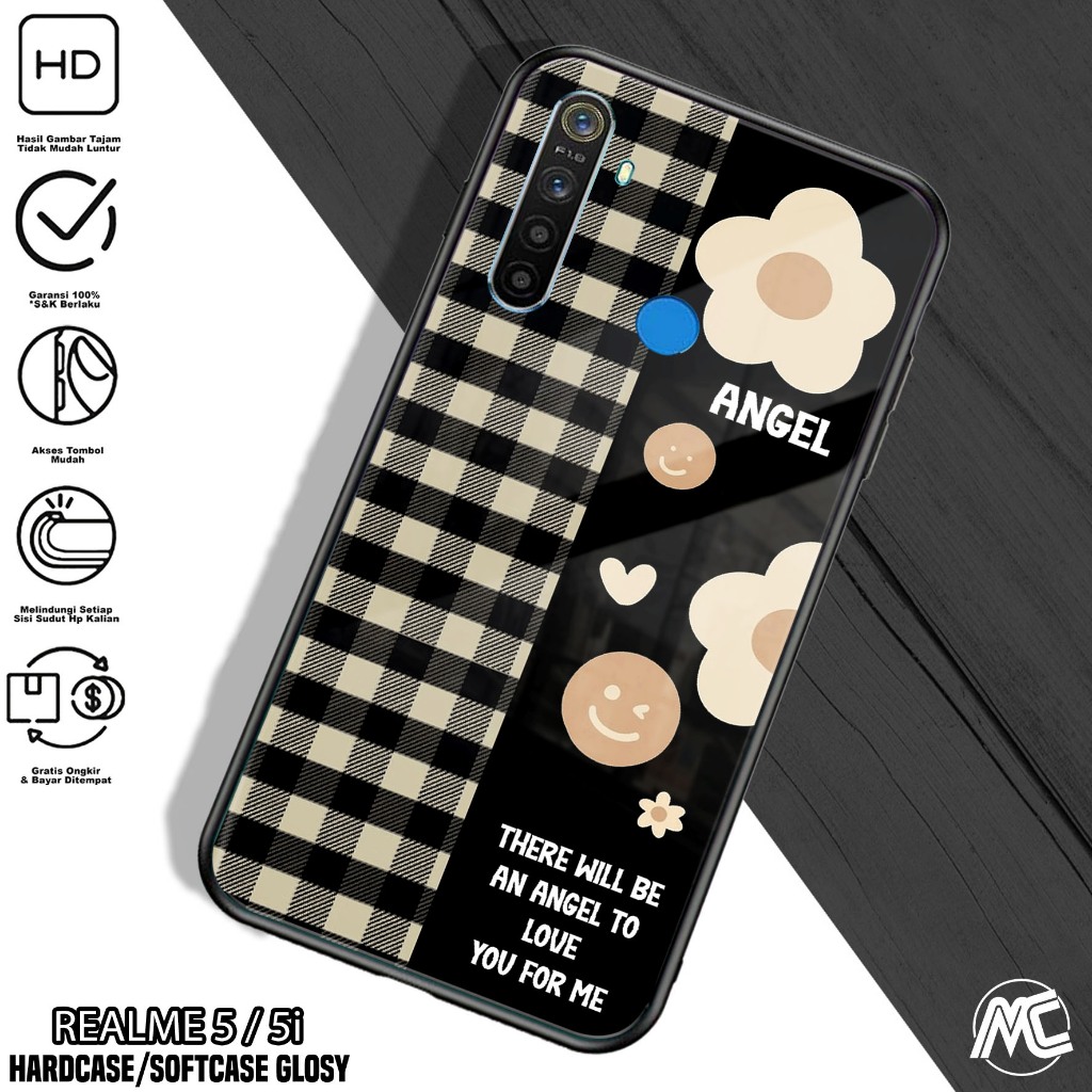 Case REALME 5 / REALME 5i ( BUNGA ) REALME 5 / REALME 5i  Hp - Casing Hp  - Case Hp - Case Terbaru -