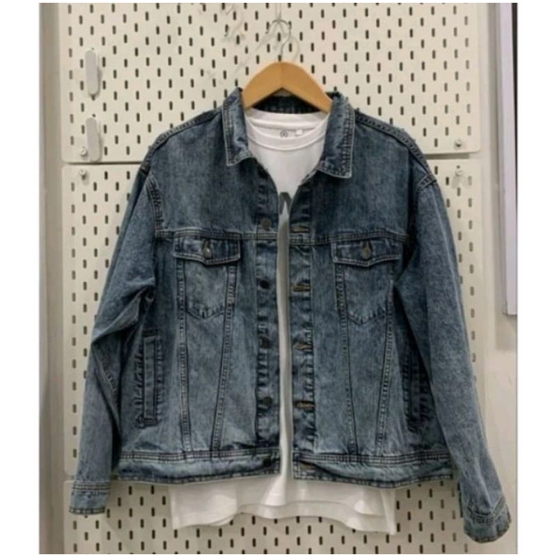 FAMO - JACKET JEANS PRIA RAGULAR FIT ORIGINAL FAMO