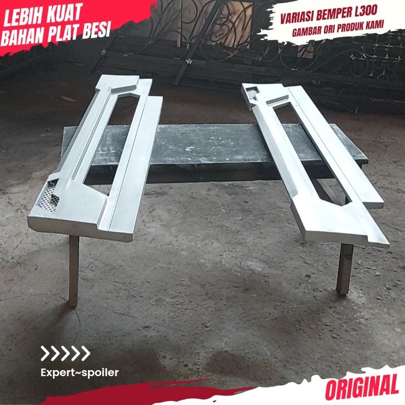 Bemper L300 Samping Model Bak Rata Bahan Plat Ready Siap Kirim