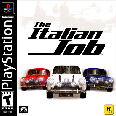 KASET CD GAME PS1: THE ITALIAN JOB
