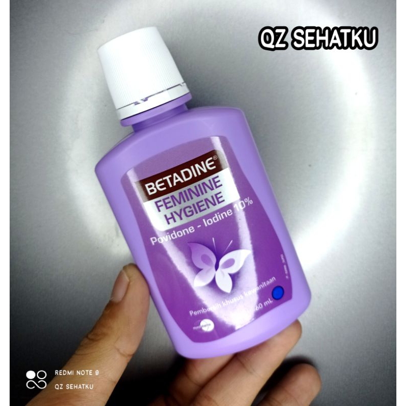 Betadine Feminine Hygiene Povidone-Lodine 10% Pembersih Khusus Kewanitaanan 60ml