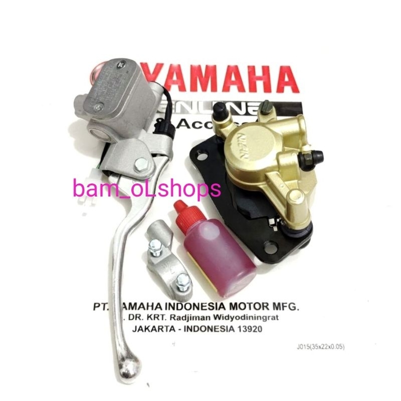 minyak rem+master rem+kaliper depan Yamaha soul GT 115,Mio smile,Mio sporty,Mio j,Mio GT