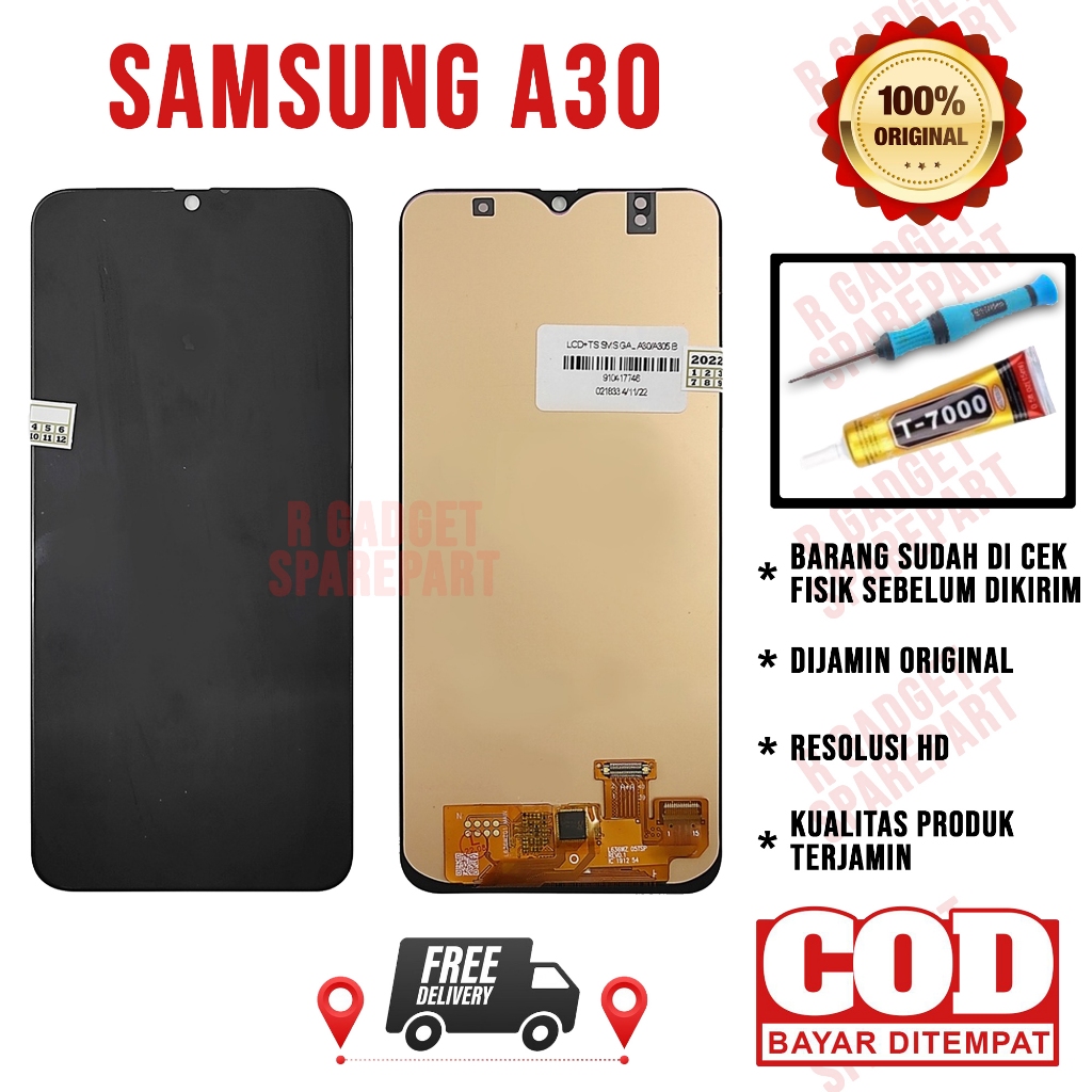 Lcd Samsung A30 Original OEM Quality Lcd Touchscreen Samsung A30 Fullset