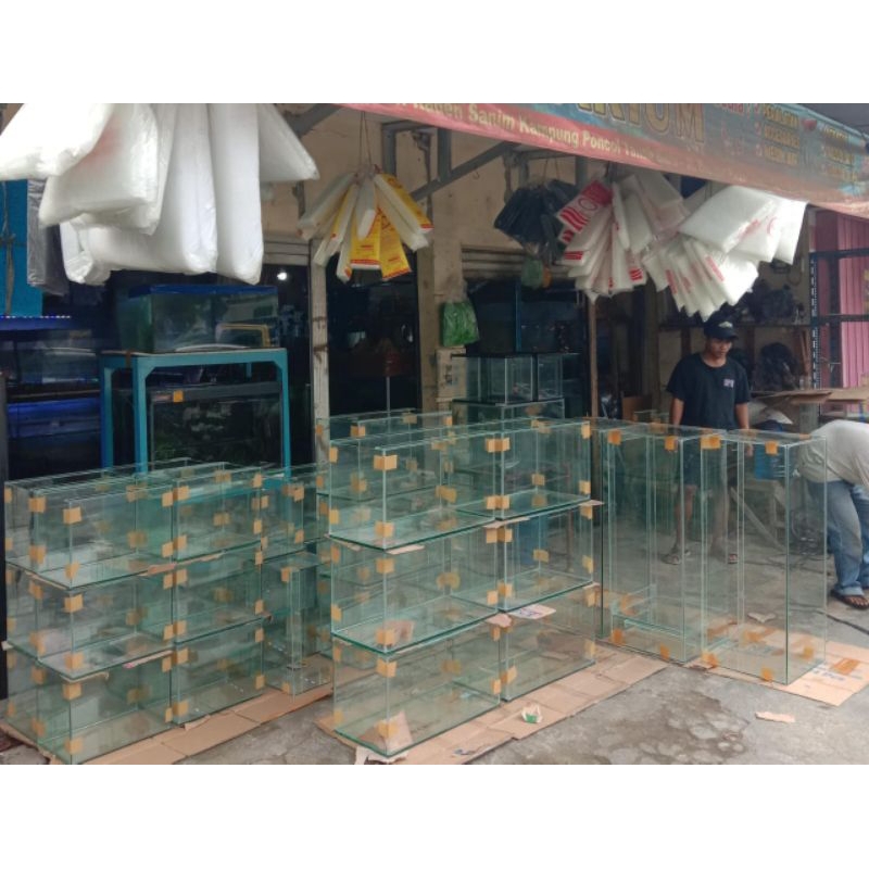 AQUARIUM 60x30x35cm KACA 5mm