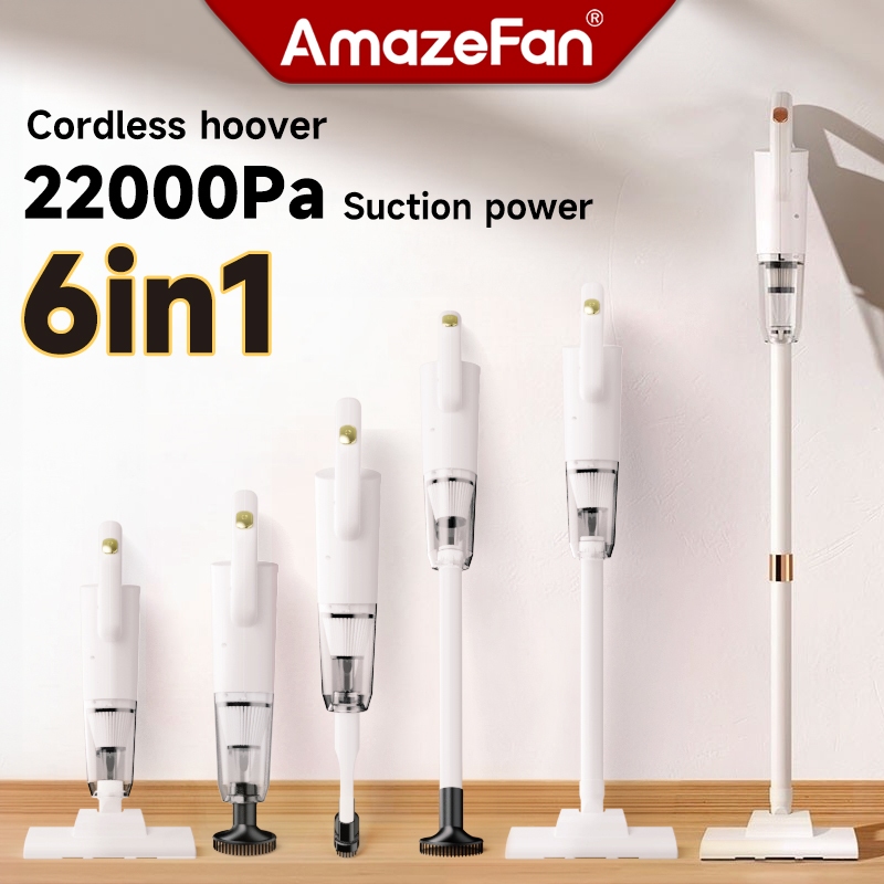 AmazeFan 6in1 Hand  Vacuum Cleaner 22000Pa  Rumah Lantai Karpet Kasur Keyboard Laptop Vacuum Cleaner