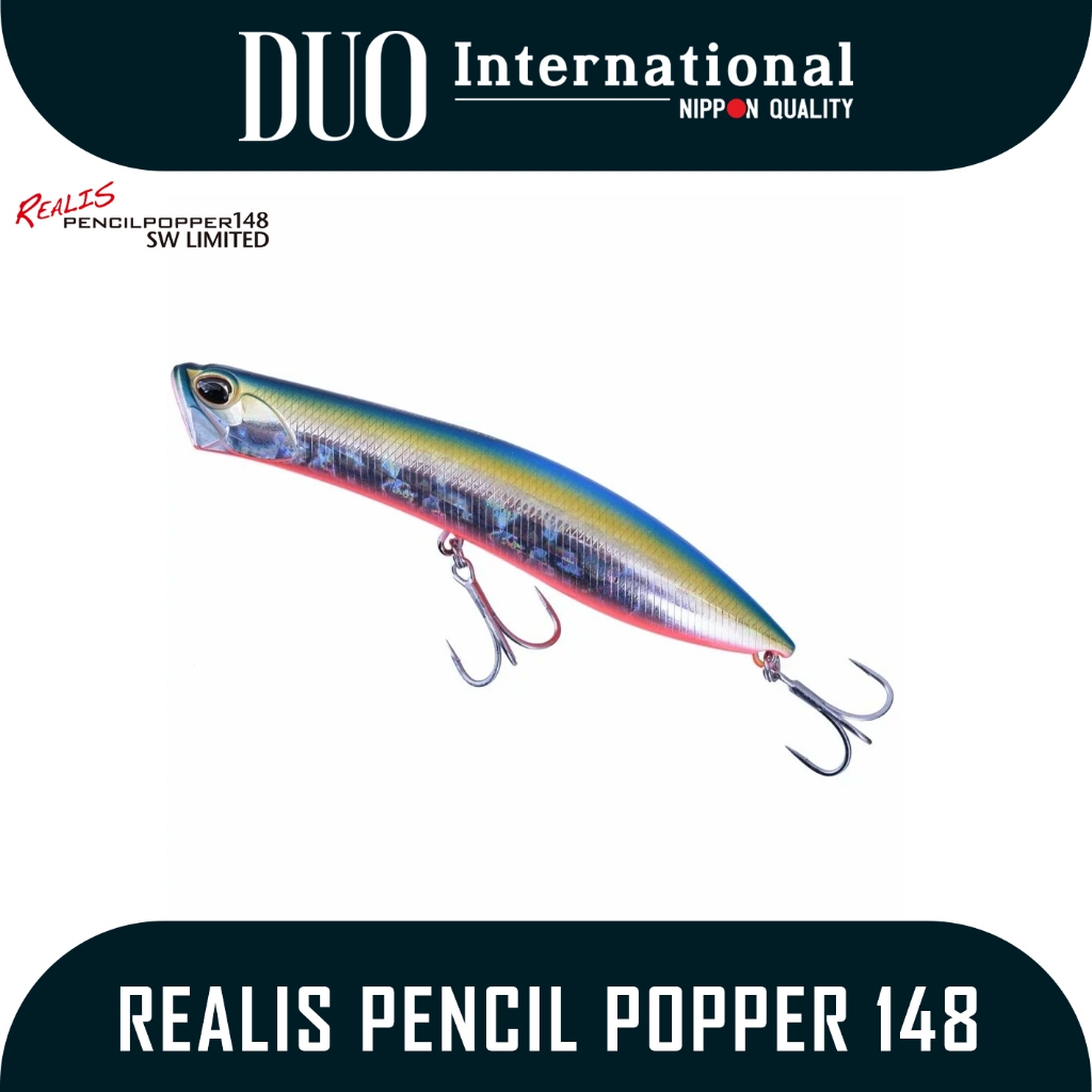 Umpan Popping Merk Duo International Realis Pencil Popper 148 SW