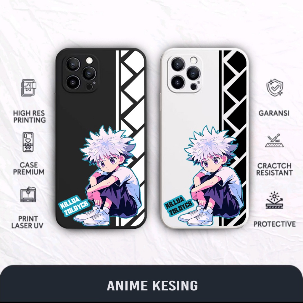 Case Killua Zoldyck Poco F3 F4 F5 M6 PRO X6 PRO X5 X5PRO M5S M5 M4 M4PRO M3 M3PRO X3PRO X3NFC Casing